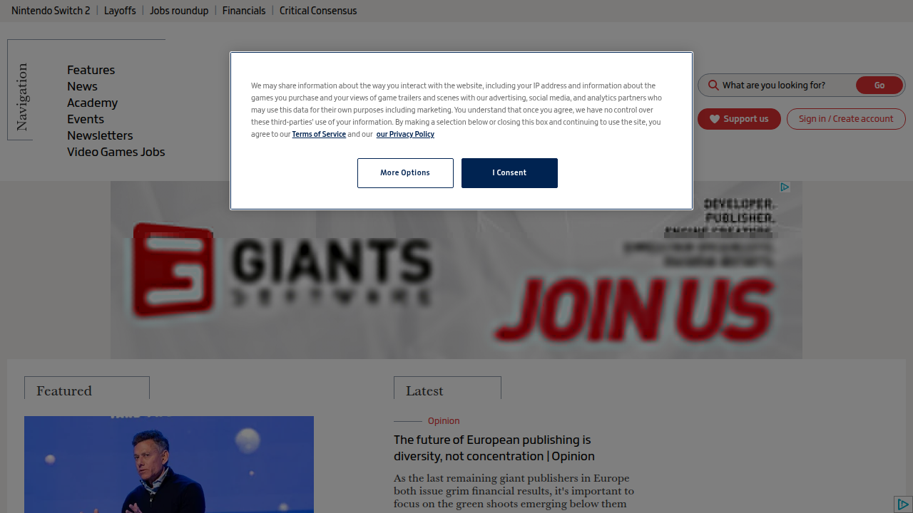Access the latest gaming industry news and research findings on GamesIndustry.biz.