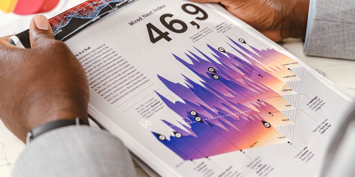 A decision-maker carefully reviewing market reports, symbolizing the challenge of navigating the vast and noisy AI ecosystem.