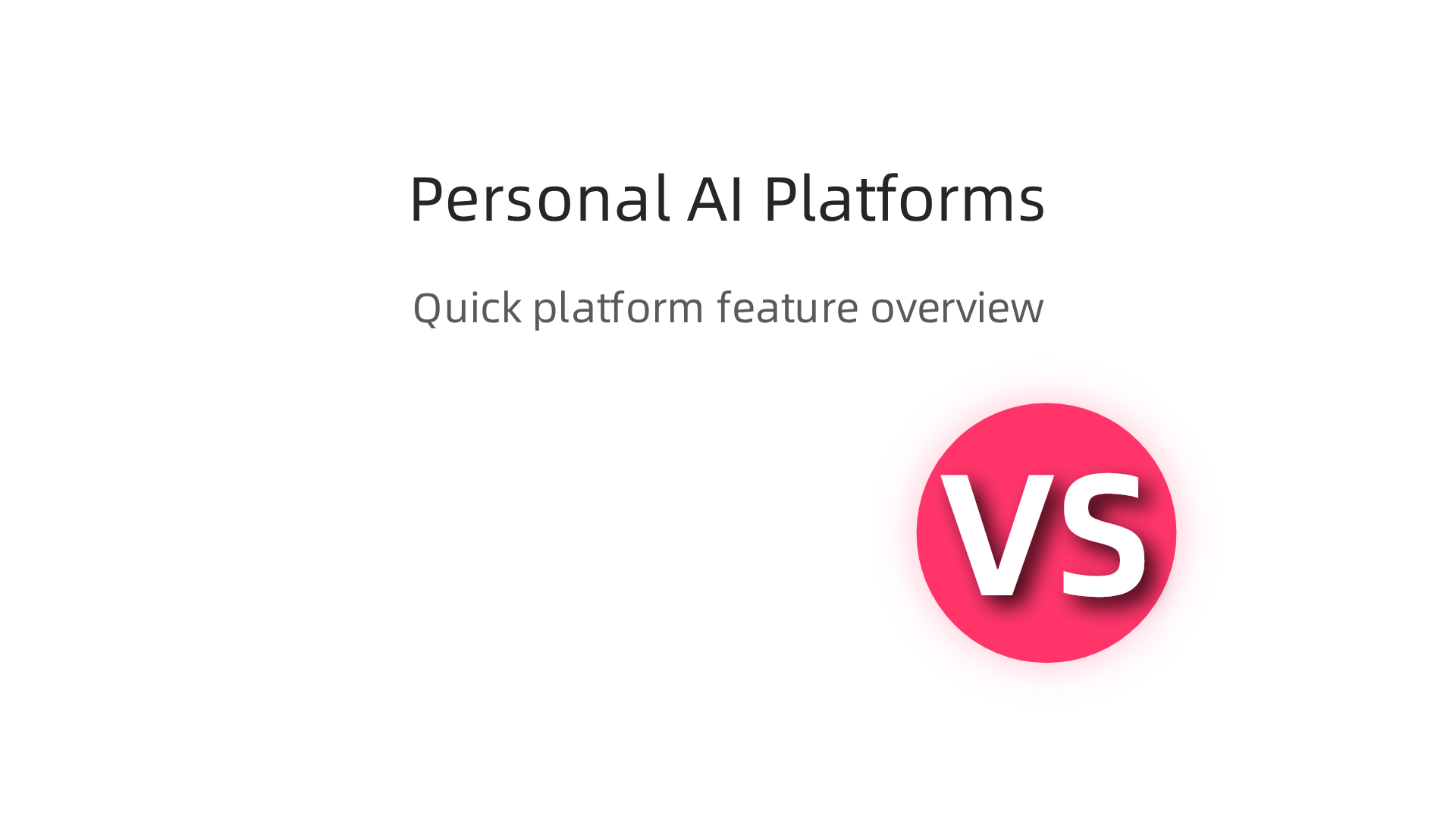A comparison of leading personal AI assistant platforms highlighting their strengths and features.