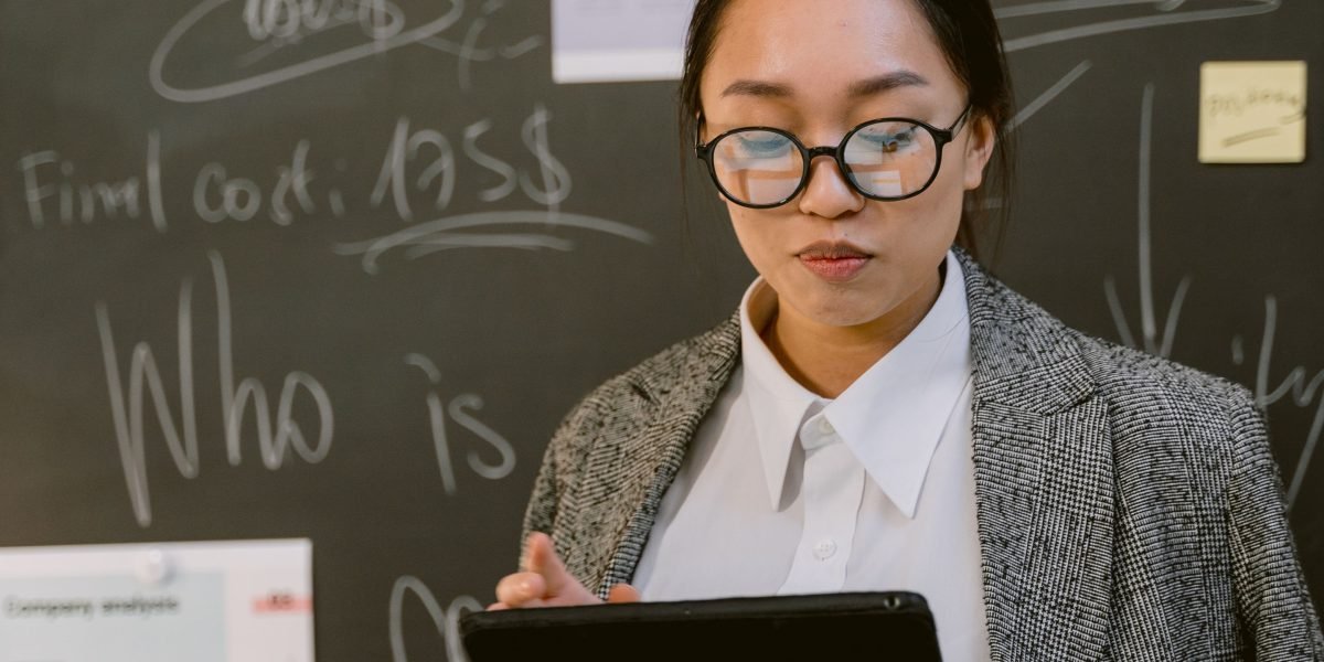 A dedicated individual meticulously prepares their startup's profile and pitch materials to capture investor attention.