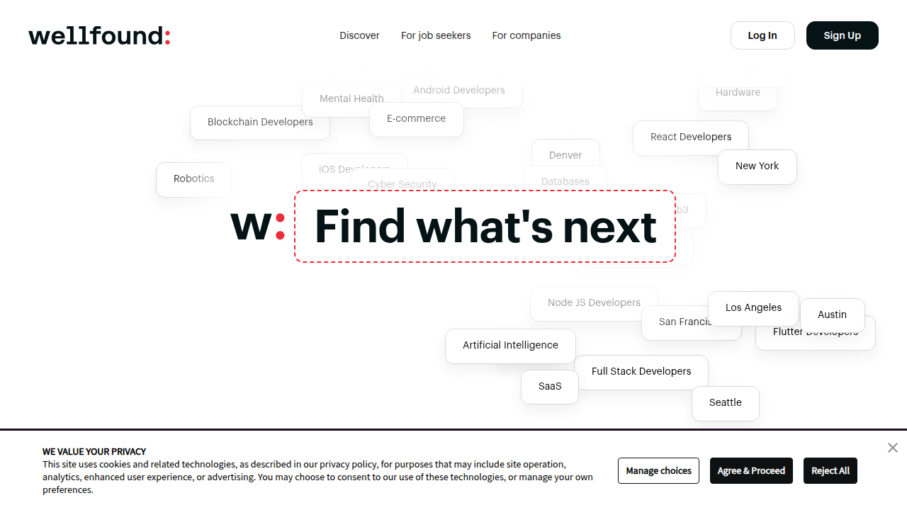 A look at the Wellfound platform, formerly AngelList, connecting startups with investors and talent.