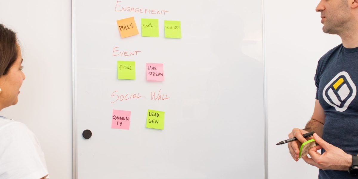 A team actively collaborating, sketching ideas on a whiteboard, reflecting the historical journey and breakthroughs in AI.