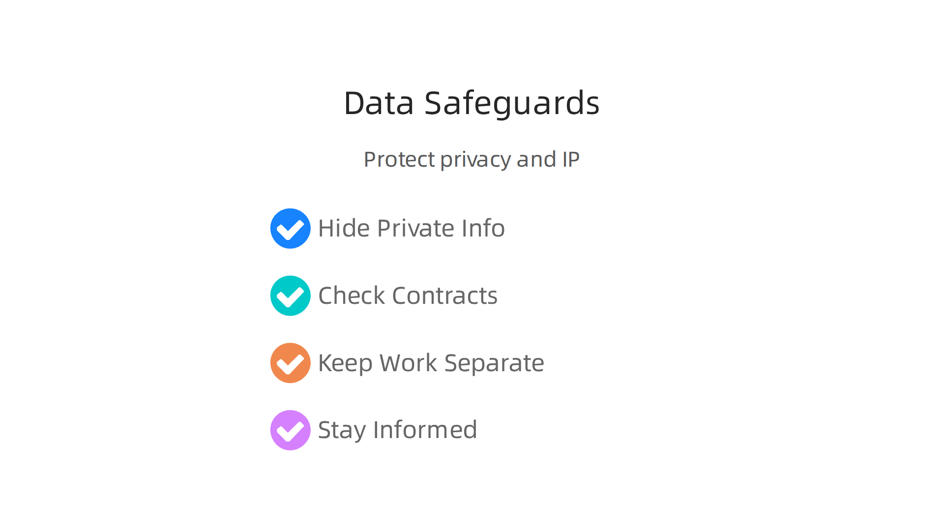 Essential safeguards for businesses managing data privacy and intellectual property with free AI tools.
