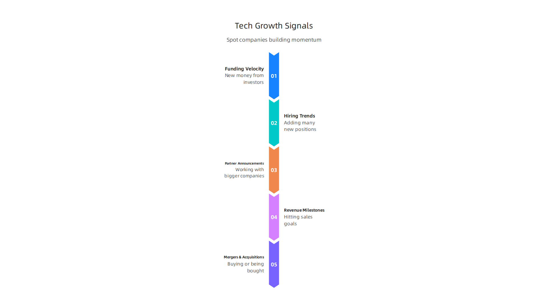 Identifying crucial indicators that reveal a tech company's momentum and potential for future growth.
