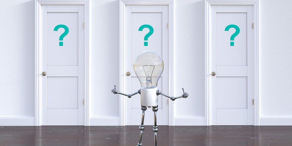 A person intently making a strategic choice, reflecting the critical decisions in AI investment.