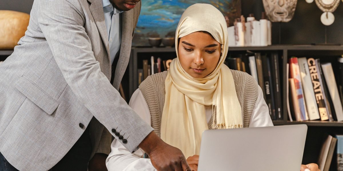 An experienced leader providing guidance to a team member.
