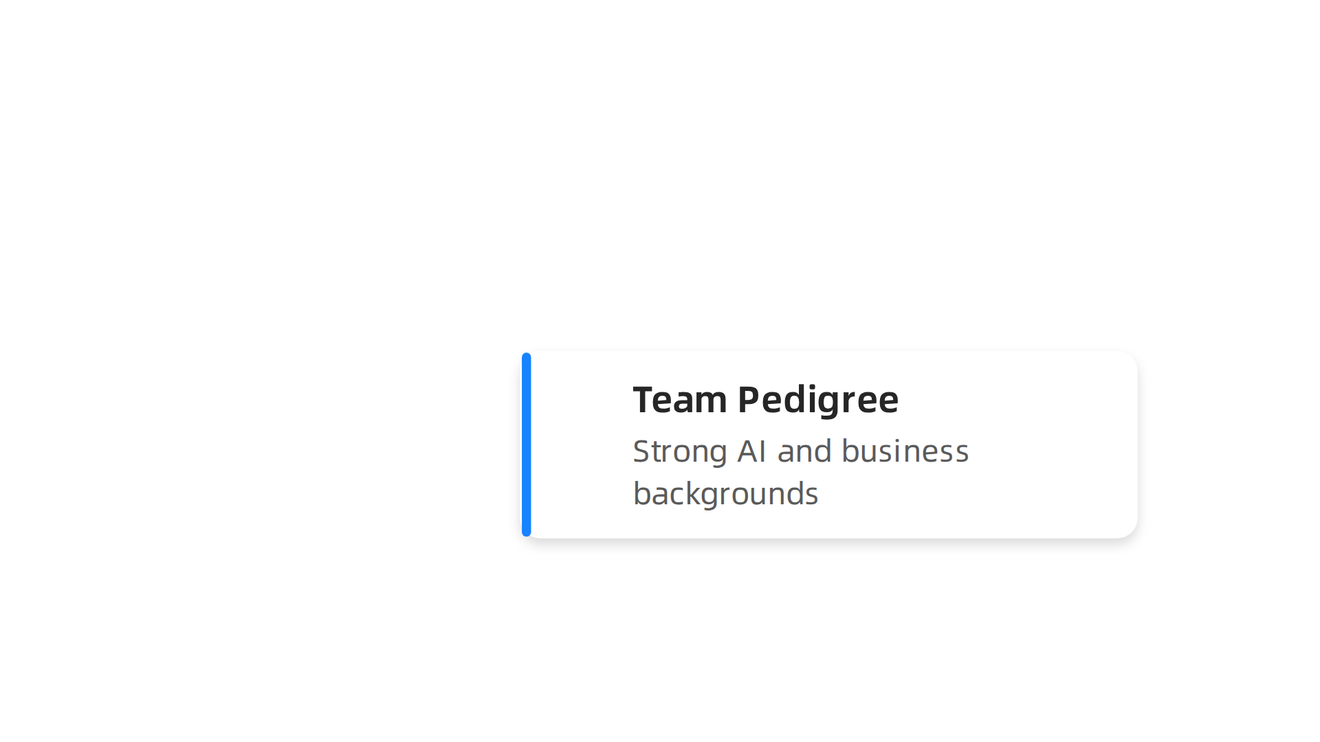 Specific criteria AI investors prioritize when assessing startup potential.